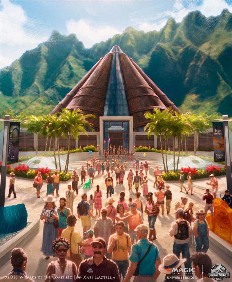 For Magic the Gathering Universes Beyond - Jurassic World. AD: Vic Ochoa