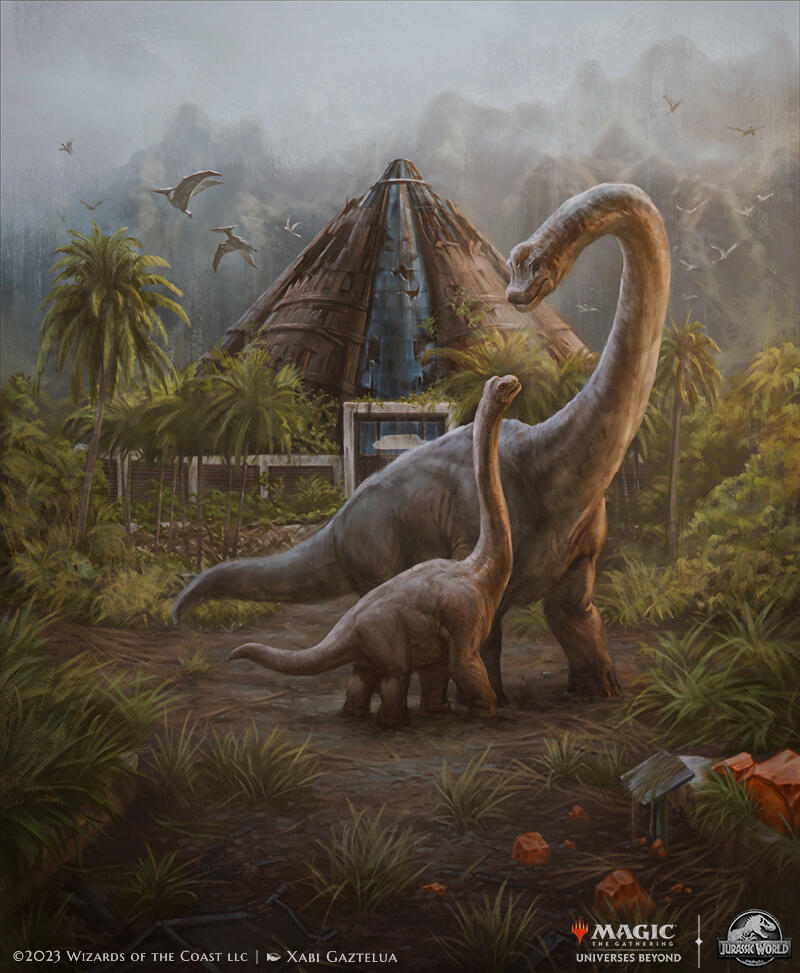 For Magic the Gathering Universes Beyond - Jurassic World. AD: Vic Ochoa